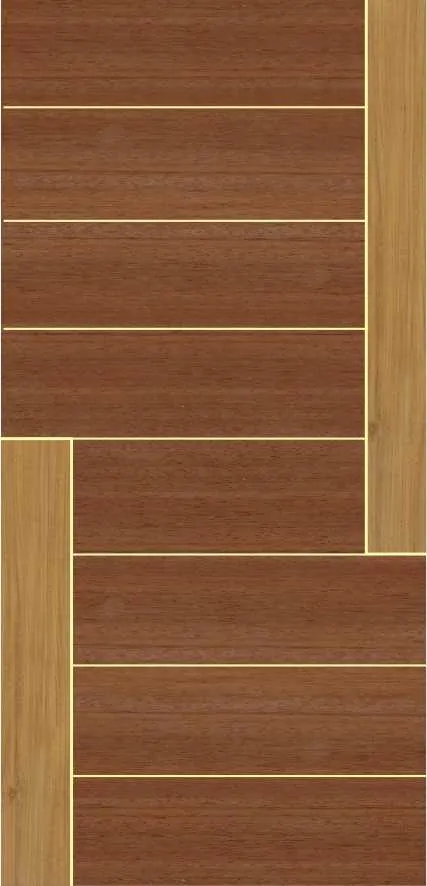 Teak Veneer Grooving Door Manufacturer